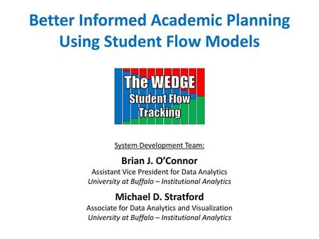 Better Informed Academic Planning Using Student Flow Models