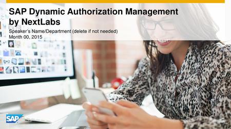 SAP Dynamic Authorization Management by NextLabs