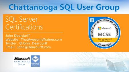 SQL Server Certifications