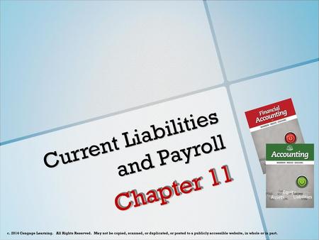 Current Liabilities and Payroll