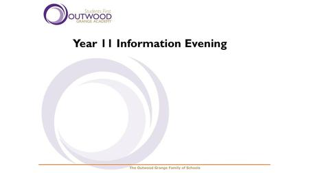 Year 11 Information Evening