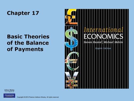 Basic Theories of the Balance of Payments