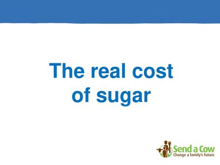 The real cost of sugar.