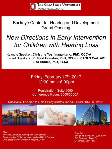 New Directions in Early Intervention for Children with Hearing Loss