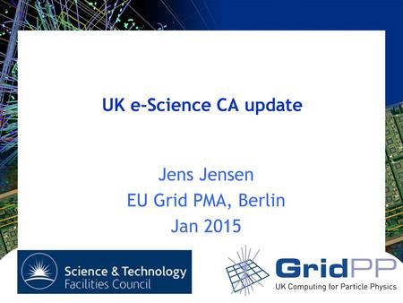 Jens Jensen EU Grid PMA, Berlin Jan 2015