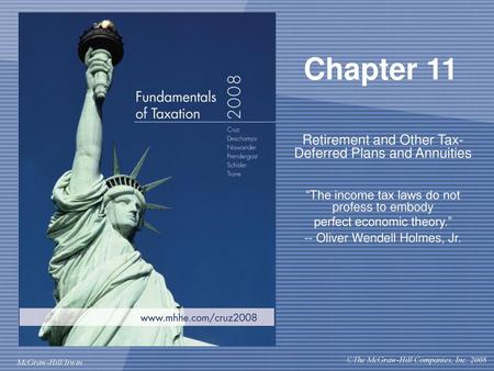 Chapter 11 Retirement and Other Tax-Deferred Plans and Annuities