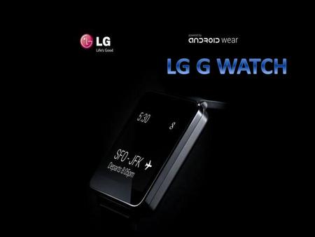 LG G WATCH.