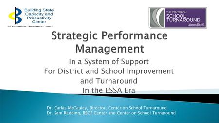 Strategic Performance Management