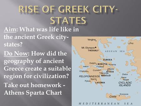 Rise of Greek City-States