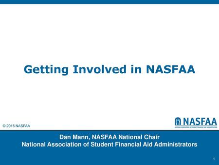 Getting Involved in NASFAA