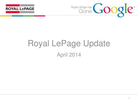 Royal LePage Update April 2014.