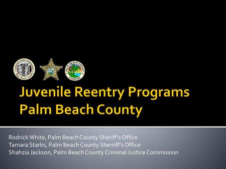 Juvenile Reentry Programs Palm Beach County