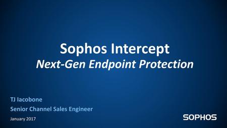 Sophos Intercept Next-Gen Endpoint Protection