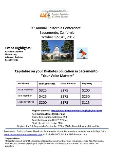 9th Annual California Conference Sacramento, California