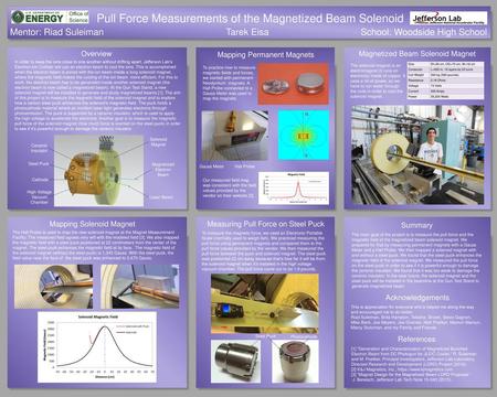 Pull Force Measurements of the Magnetized Beam Solenoid