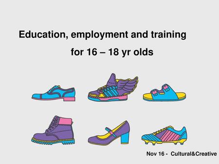 Education, employment and training for 16 – 18 yr olds