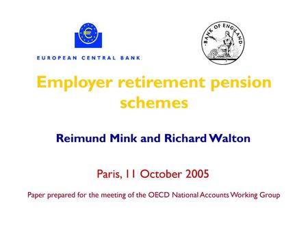 Employer retirement pension schemes