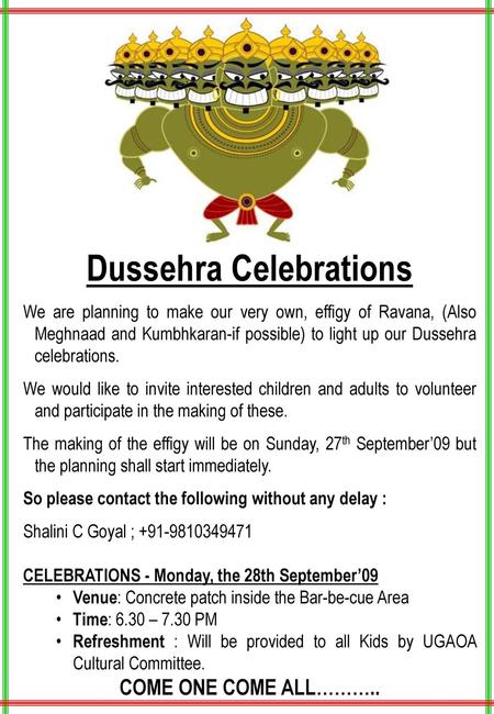 Dussehra Celebrations