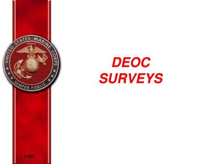 DEOC SURVEYS.