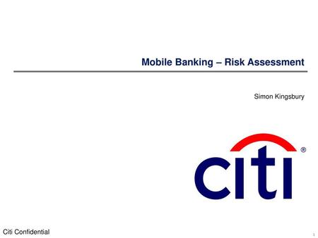 Mobile Banking – Risk Assessment