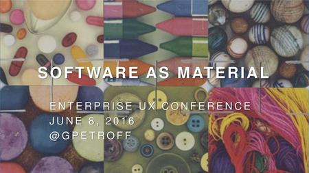 ENTERPRISE UX CONFERENCE JUNE 8,