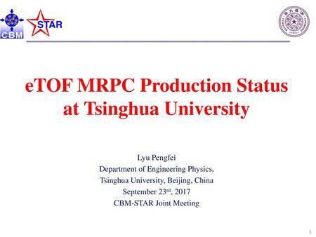 eTOF MRPC Production Status at Tsinghua University