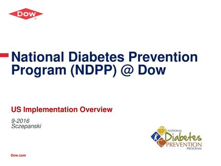 National Diabetes Prevention Program Dow