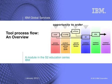 Tool process flow: An Overview