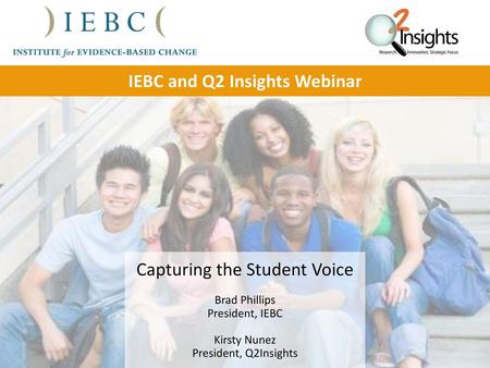 IEBC and Q2 Insights Webinar