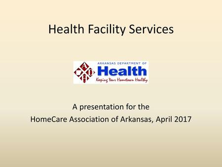 Health Facility Services