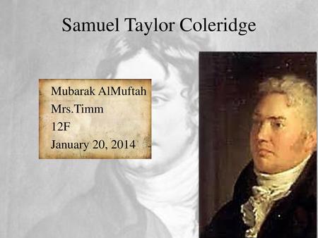 Samuel Taylor Coleridge