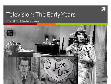 Television: The Early Years