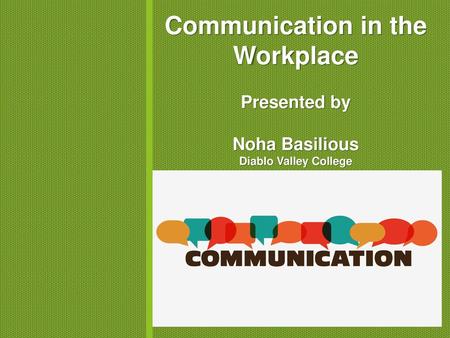 Communication in the Workplace