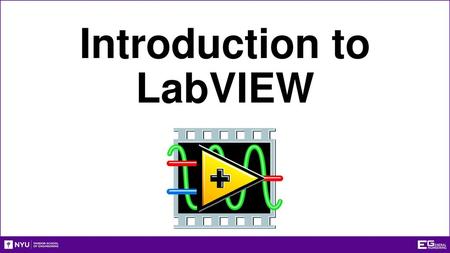 Introduction to LabVIEW