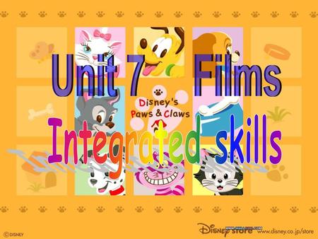 Unit 7 Films Integrated skills.