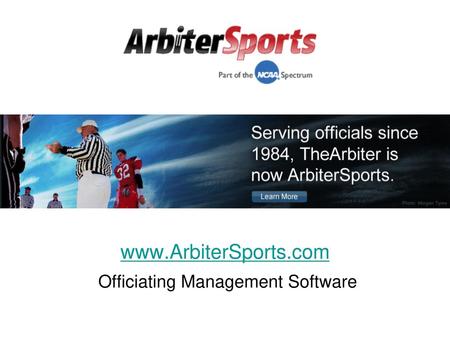 Officiating Management Software