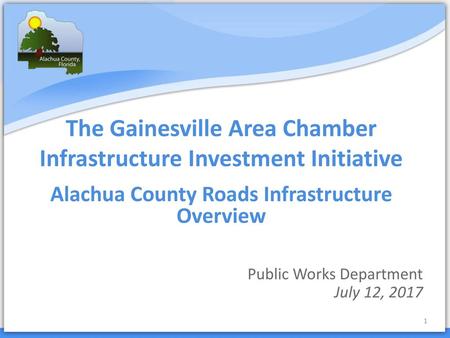 The Gainesville Area Chamber Infrastructure Investment Initiative