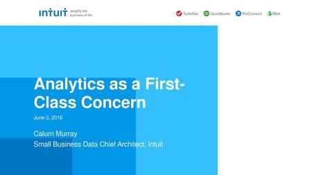 Analytics as a First-Class Concern