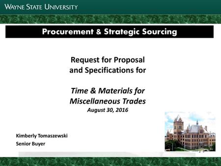 Procurement & Strategic Sourcing