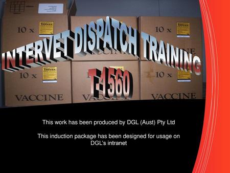 INTERVET DISPATCH TRAINING T-1560