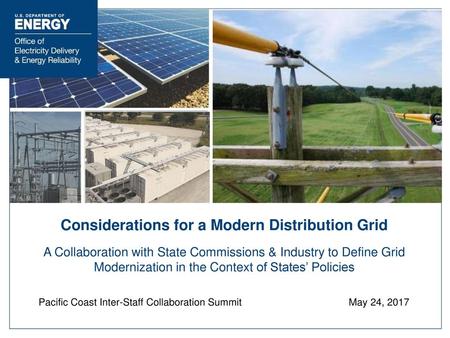 Considerations for a Modern Distribution Grid