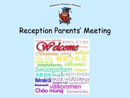 Reception Parents’ Meeting