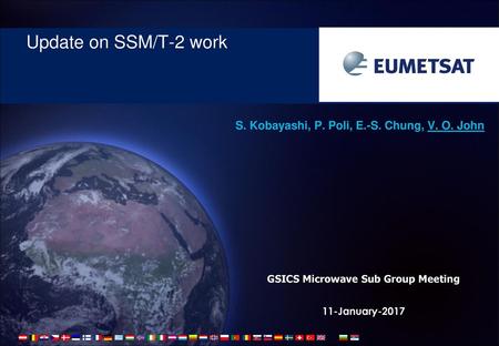 GSICS Microwave Sub Group Meeting