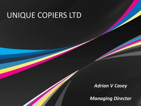 Adrian V Casey Managing Director