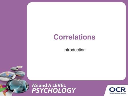 Correlations Introduction.