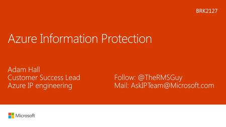 Azure Information Protection