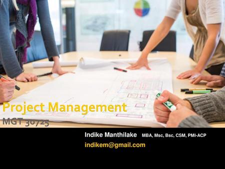 Project Management MGT 30725