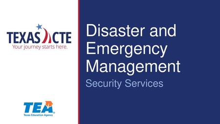 Disaster and Emergency Management