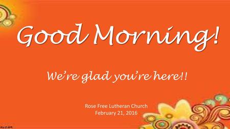 Rose Free Lutheran Church