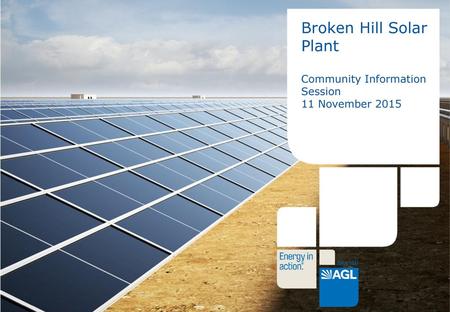 Broken Hill Solar Plant